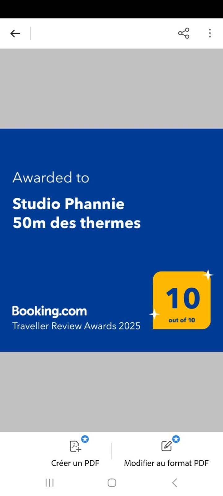 Studio Phannie Renove 50M Cures Amelie-les-Bains-Palalda Luaran gambar